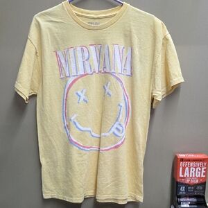 Nirvana Yellow Graphic T-Shirt